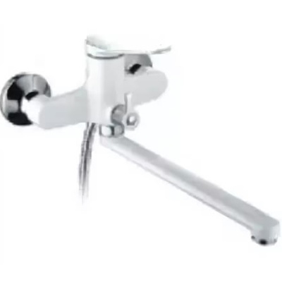 Смеситель для ванны Frap F2245 универсальный Белый Хром