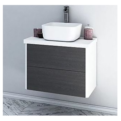 Тумба под раковину Акватон Брук 60 подвесная 1A201901BCDF0 Коричневая