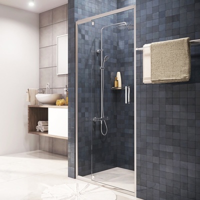 Душевая дверь в нишу WasserKRAFT Berkel 48P12 100х200 Хром