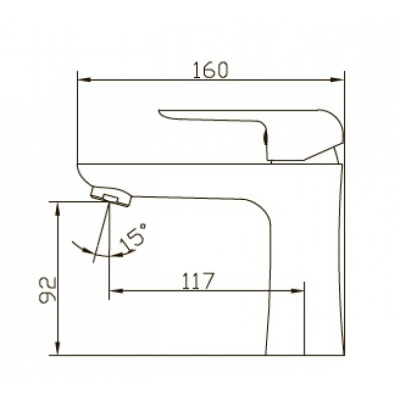Смеситель для раковины Kaiser Glory 69011 Хром