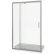 Душевая дверь в нишу Good Door Orion WTW-PD-130 130 профиль Хром стекло прозрачное