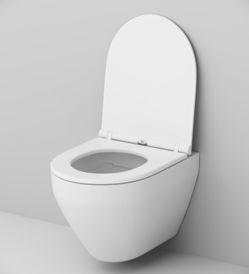 Комплект унитаза AM.PM Spirit FlashClean C701700WH+C707857WH с инсталляцией Viega Prevista Dry 792855 с сиденьем Микролифт и клавишей смыва Хром