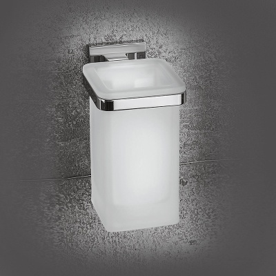 Стакан для зубных щеток Colombo Design Basic Q B3702 Хром Стакан для зубных щеток Colombo Design Basic Q B3702 Хром