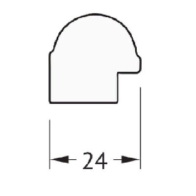 Зеркало Evoform Definite 57х57 Серебряный бамбук