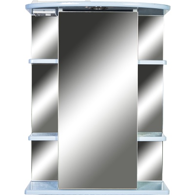 Зеркальный шкаф Orange Кларис 55 с подсветкой Белый