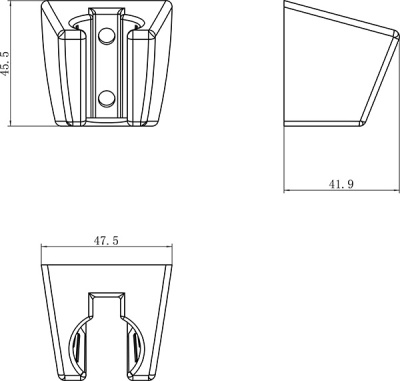 Держатель для душа Ravak 612 Хром