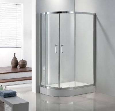 Душевой уголок Cezares Porta RH-2 120x90 профиль Хром стекло прозрачное