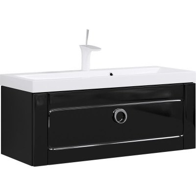 Тумба под раковину Aqwella 5 Stars Инфинити 100 Inf.01.10/001/BLK Черная