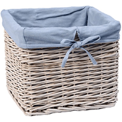 Корзина для белья WasserKRAFT Lopau 31x31x25 WB-320-M Кремовая