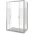 Душевая дверь в нишу Good Door Infinity WTW-TD-170 170 профиль Хром стекло прозрачное