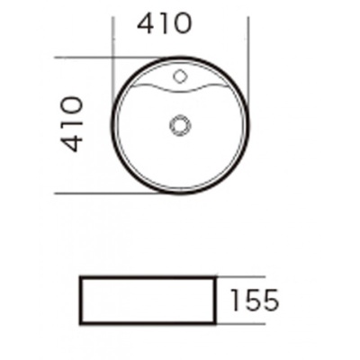 Раковина-чаша Grossman 41 GR-3012 Белая