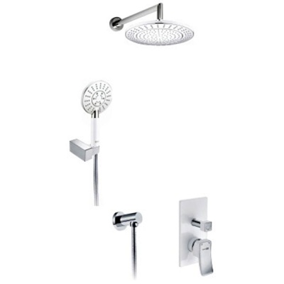 Душевая система WasserKRAFT Aller A16067WHITE Белый Хром