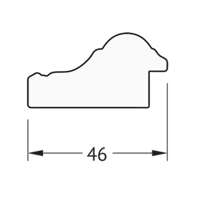 Зеркало Evoform Definite 62х62 Алебастр