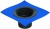 Душевой трап Berges Wasserhaus Zentrum Antik 100x100 090464 с решеткой Матовый хром