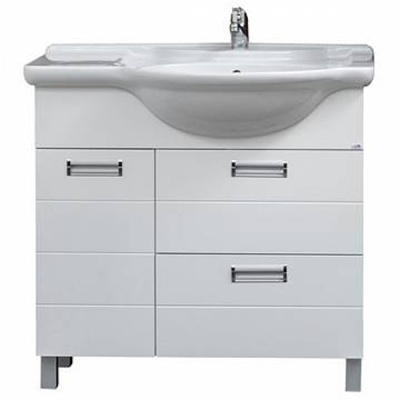 Тумба под раковину Cerutti SPA Сити 90 R 6744 Белая Венге