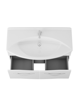 Тумба под раковину Alvaro Banos Carino 120 подвесная Белый лак