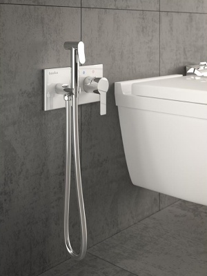 Гигиенический душ со смесителем Teska Elsa BTK64100W Хром Белый