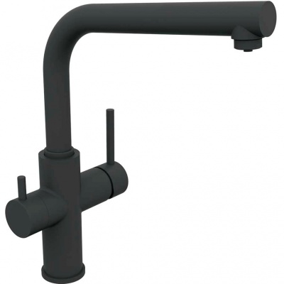 Смеситель для кухни Clever Caiman 61237 Черный матовый