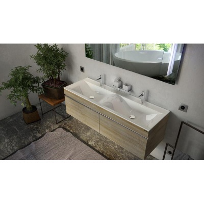 Тумба под раковину Velvex Pulsus 140 tpPUL.140-25 Лен