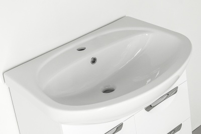 Тумба под раковину Style Line Жасмин 65 Белый глянец