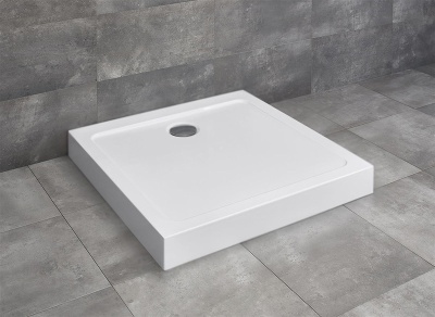 Акриловый поддон для душа Radaway Doros C Compact 100x100x11,5 Белый