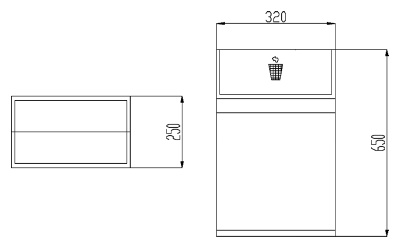 Урна для мусора Nofer 41 14118.2 Br коричневая