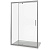 Душевая дверь в нишу Good Door Orion WTW-PD-100 100 профиль Хром стекло прозрачное