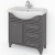 Тумба под раковину Какса-А Патина Классик 80 004484 Серая с черным Тумба под раковину Какса-А Патина Классик 80 004484 Серая с черным