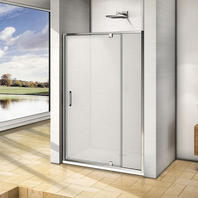 Душевая дверь в нишу Good Door Orion WTW-PD-110 110 профиль Хром стекло прозрачное