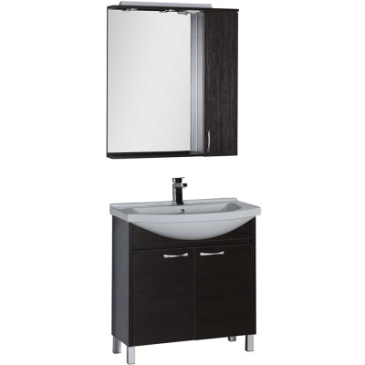 Комплект мебели для ванной Aquanet Донна 80 168944 Венге