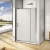 Душевая дверь в нишу Good Door Orion WTW-PD-110 110 профиль Хром стекло прозрачное