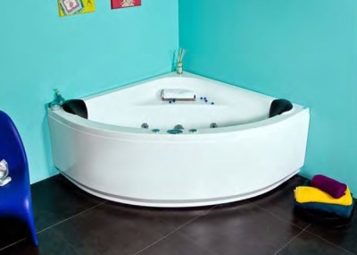 Акриловая ванна Victory Spa Malta 142x142 Без системы управления
