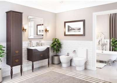 Тумба под раковину Roca America Evolution L 85 ZRU9302959 Дуб темный шоколад