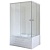 Душевой уголок Royal Bath BP 100х80 RB8100BP-T-L с поддоном профиль Белый стекло прозрачное