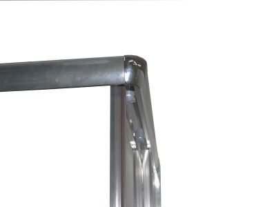 Душевой уголок Parly QZ71S 100х195 профиль Полированный алюминиевый стекло тонированное