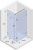 Душевой уголок Riho Scandic Mistral M204 100x100 GX0805201 L профиль Хром стекло прозрачное