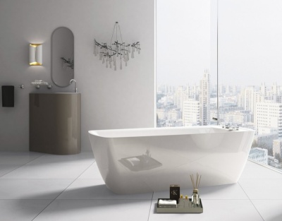 Акриловая ванна BelBagno BB304 167x75 Белая