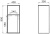 Шкаф пенал Vitra Metropole 40 L 58208 подвесной Сливовое дерево Черный
