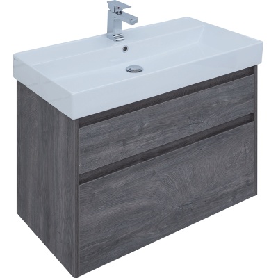 Комплект мебели для ванной Aquanet Nova Lite 90 243247 подвесной Дуб рошелье