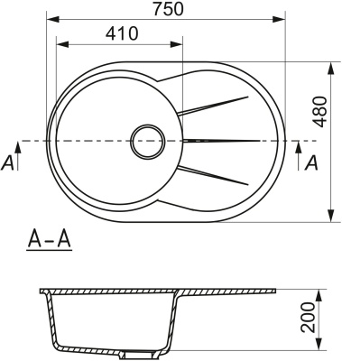 Кухонная мойка Mixline ML-GM29-341 537695 Молочная