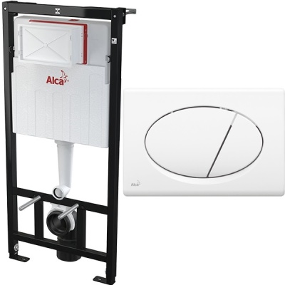 Инсталляция Alcaplast Sadromodul AM101/1120+M70 для унитаза со смывным бачком с клавишей смыва