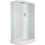 Душевая кабина Bolu Sektors 80х110 BL-110n R профиль Белый стекло прозрачное с художественным рисунком