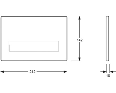 Клавиша смыва Mepa Orbit 421826 Хром