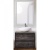 Комплект мебели для ванной BelBagno SET-KRAFT-600-PP-C-BB344-LOY-GRT-600/800 с зеркалом и смесителем Pino Pasadena, столешница - Cemento (без нанесения узора)