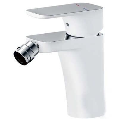 Смеситель для биде D&K Berlin Steinbeis DA1432216 Хром Белый