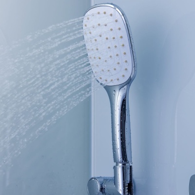 Душевая кабина SSWW B1602 L 120x80 с баней профиль Белый задняя стенка Белая