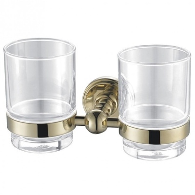 Стакан для зубных щеток Aquanet 4684D Золото