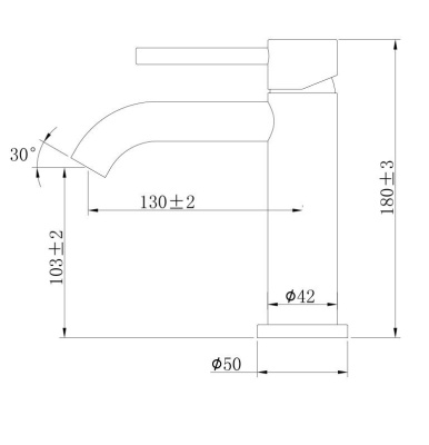 Смеситель для раковины Artik Scandi 9001BR Бронза