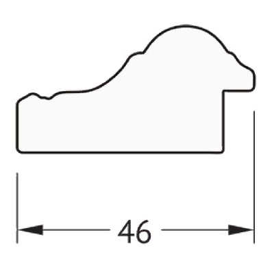 Зеркало Evoform Definite 92х72 Алебастр