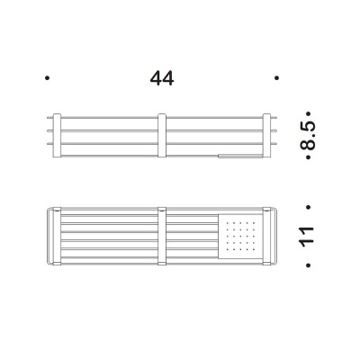 Полка корзина Colombo Design Angolare B9633.000 Хром